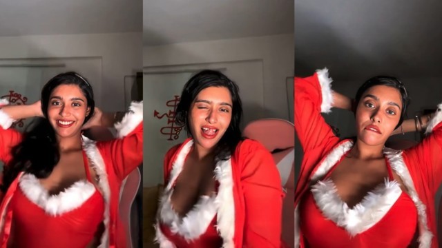 Thea Dsuuza Huge Cleavage Santas Girl 2025 Hindi OF Content Porn Video